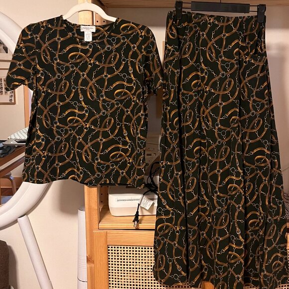 Jones New York Other - Vintage 90's Jones New York Horse Bit Set 100% Cotton Size Small